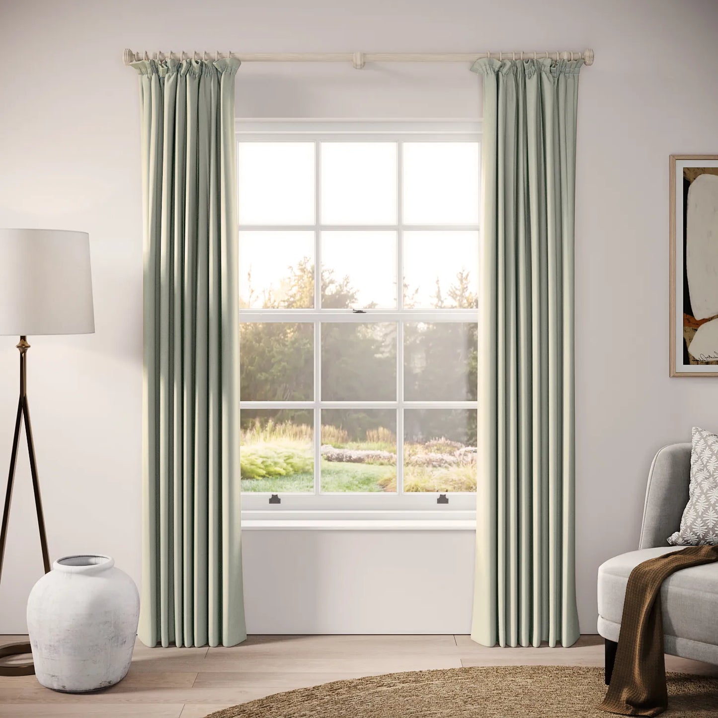 Cwtch Curtains - Brushed Cotton - Robin's Egg