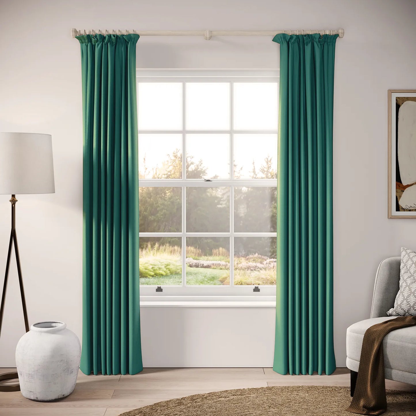 Cwtch Curtains - Linen Blend - Agra