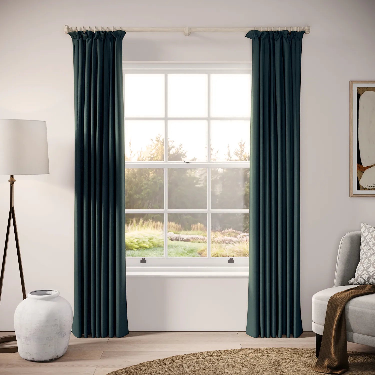 Cwtch Curtains - Pure Linen - John Kanaka