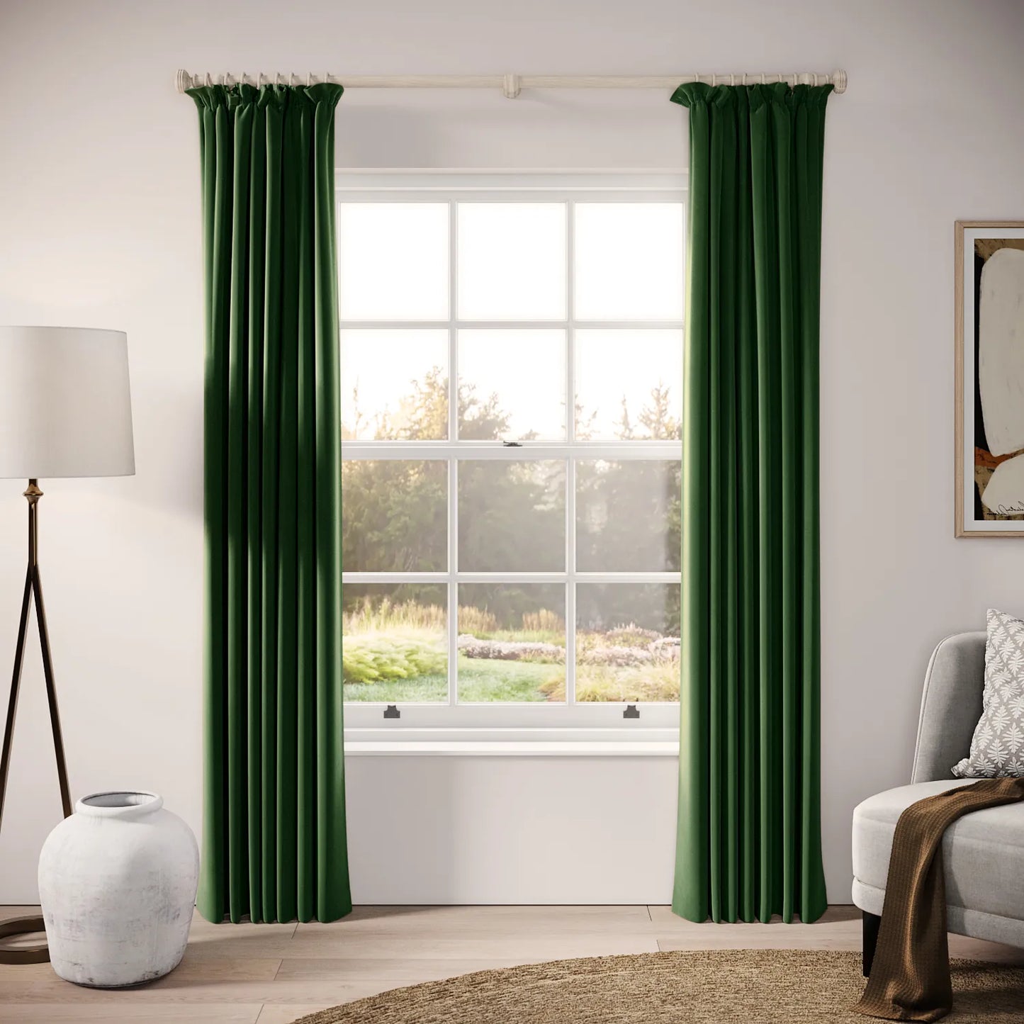Cwtch Curtains - Soft Velvet - Billiards