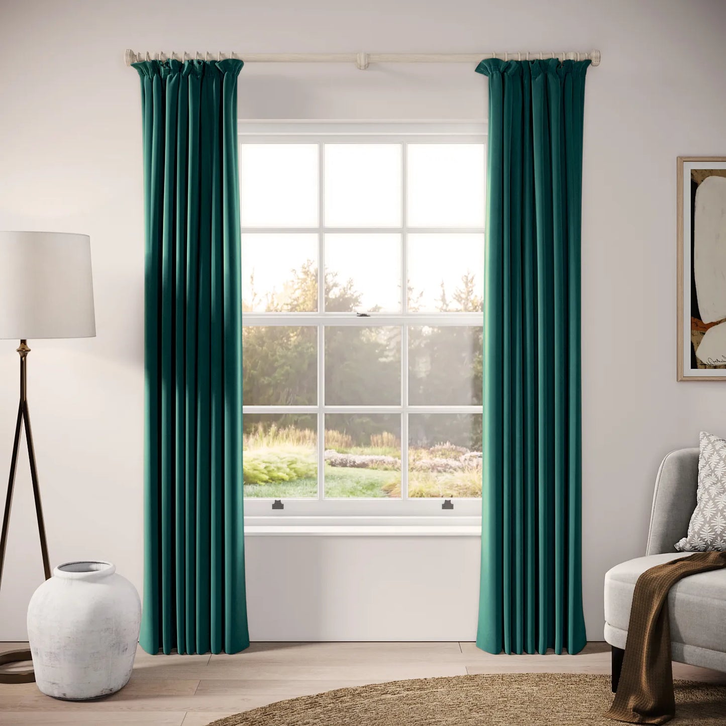 Cwtch Curtains - Soft Velvet - Mothercombe
