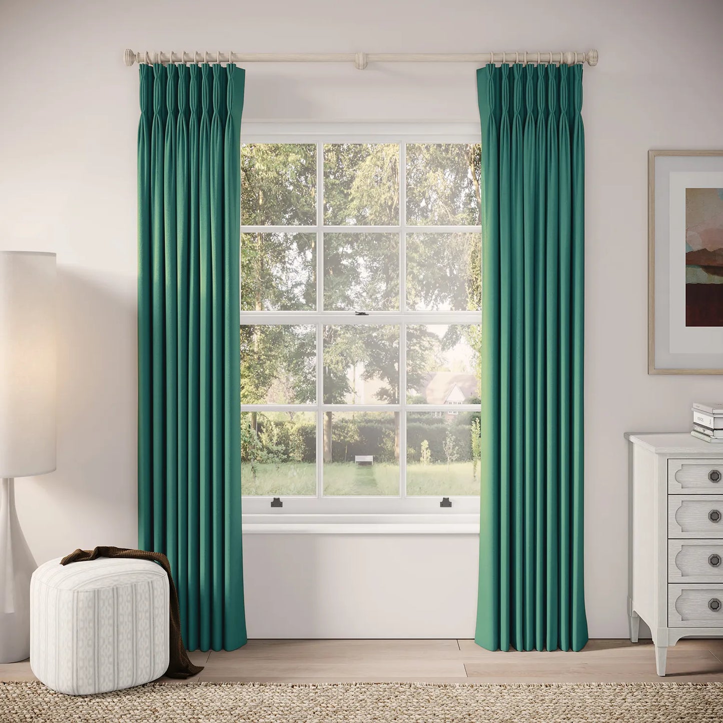 Double Dutch Curtains - Linen Blend - Agra