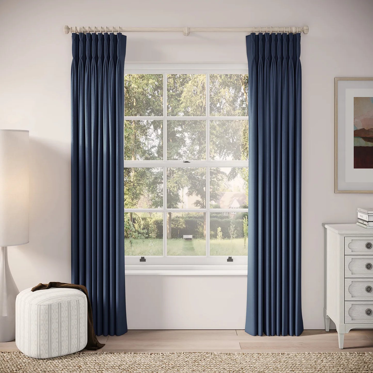 Double Dutch Curtains - Linen Blend - Jolene