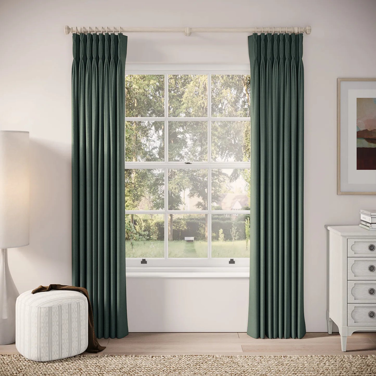 Double Dutch Curtains - Pure Linen - Flotsam