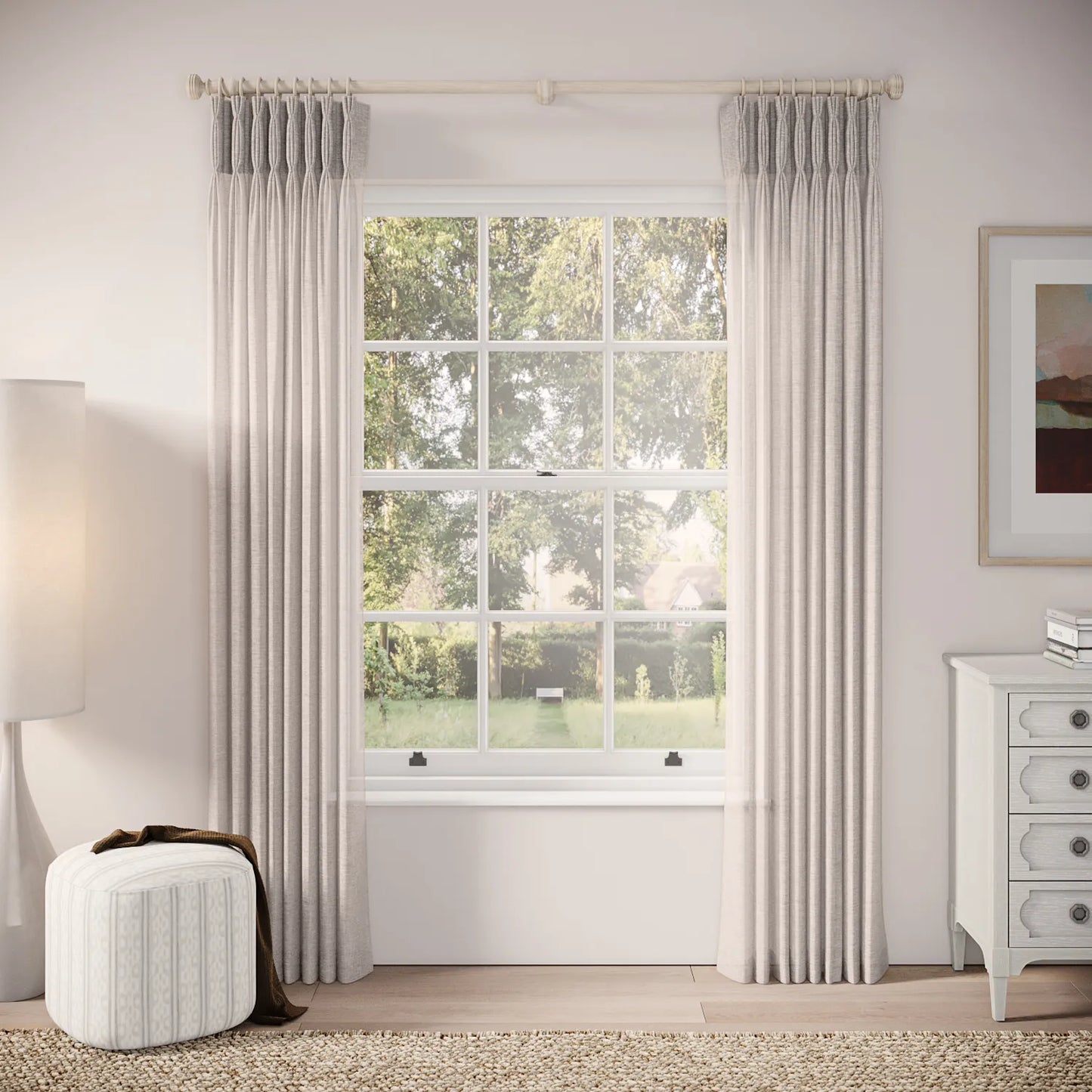 Double Dutch Curtains - Slubby Sheer - Tasteful