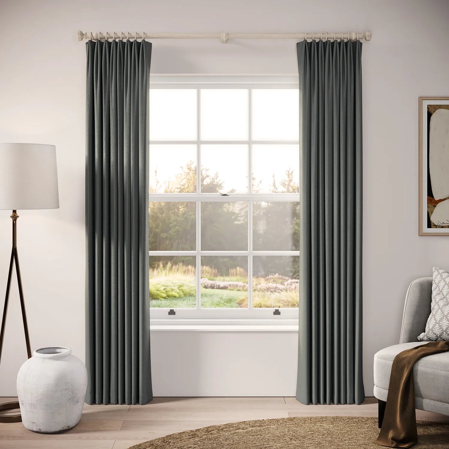 Fido Curtains - Eco Weave - Plunge