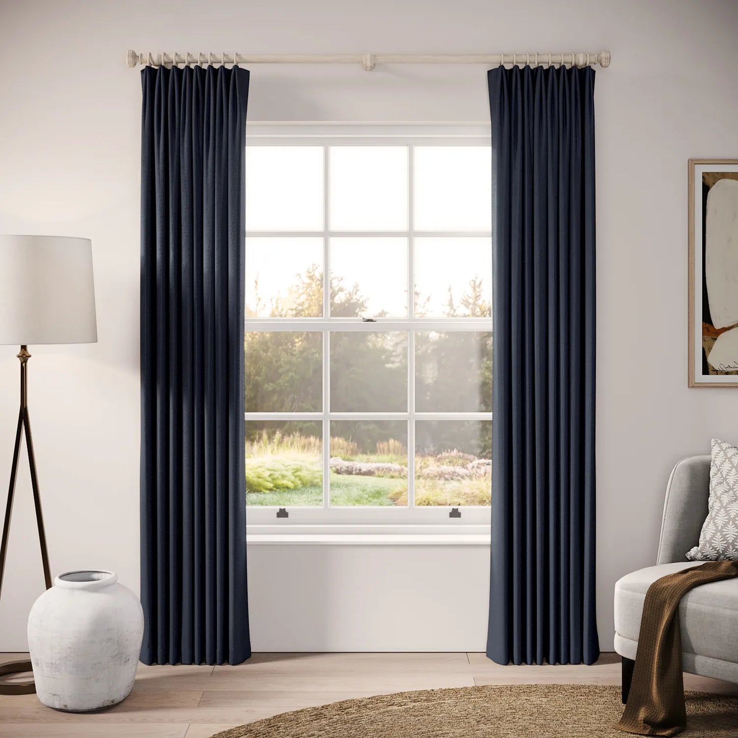Fido Curtains - Eco Weave - Submarine