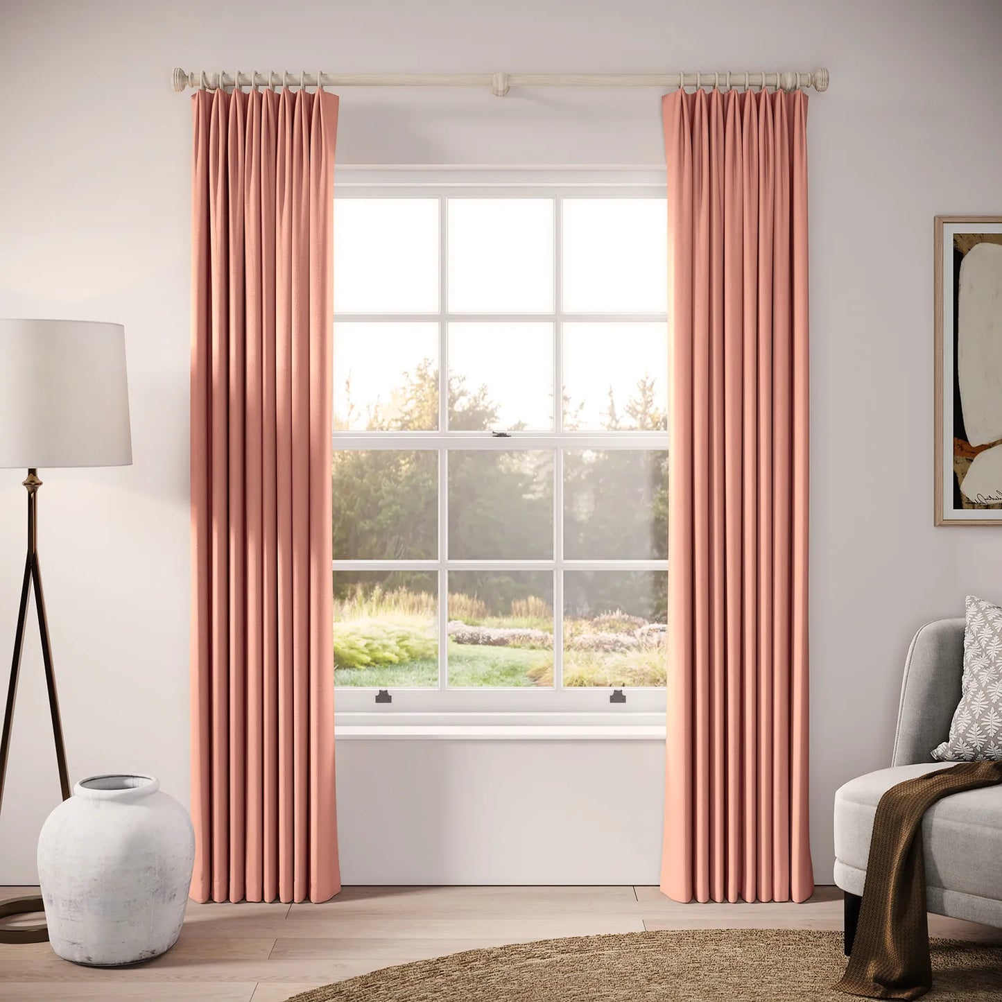 Fido Curtains - Linen Blend - Lollipop