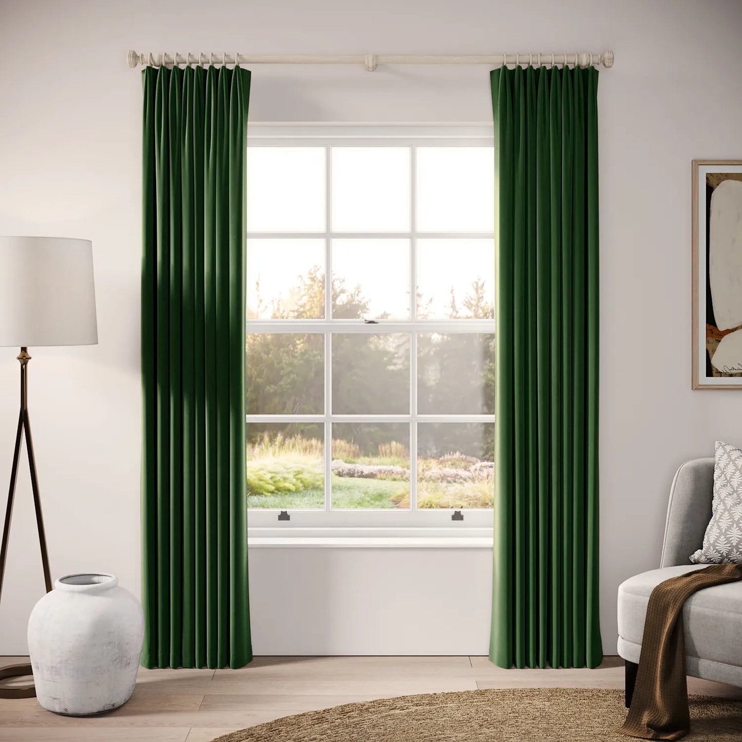 Fido Curtains - Soft Velvet - Billiards