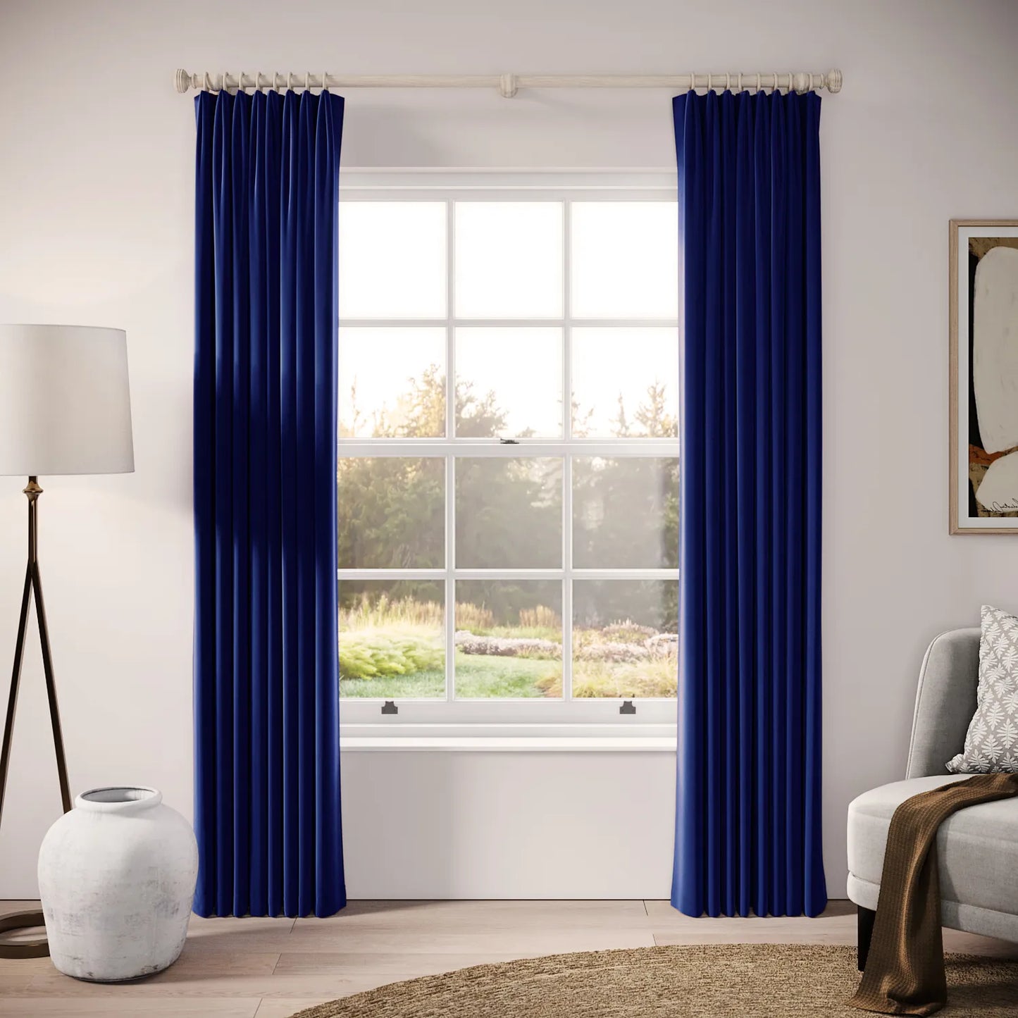 Fido Curtains - Soft Velvet - Darling