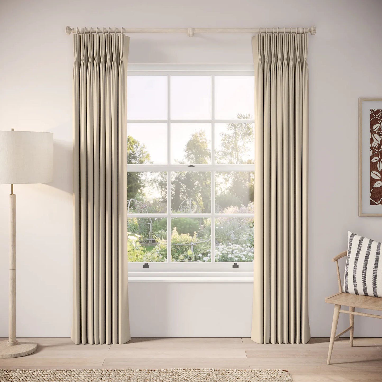 His Nibs Curtains - Brushed Cotton - Mantlepiece