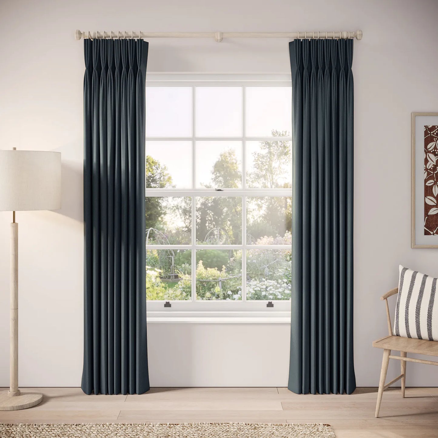 His Nibs Curtains - Brushed Cotton - Master Mariner