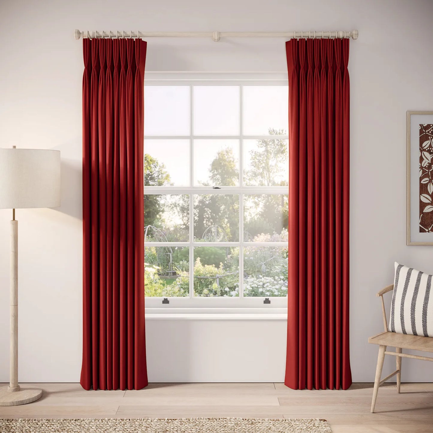 His Nibs Curtains - Brushed Cotton - Throne Room