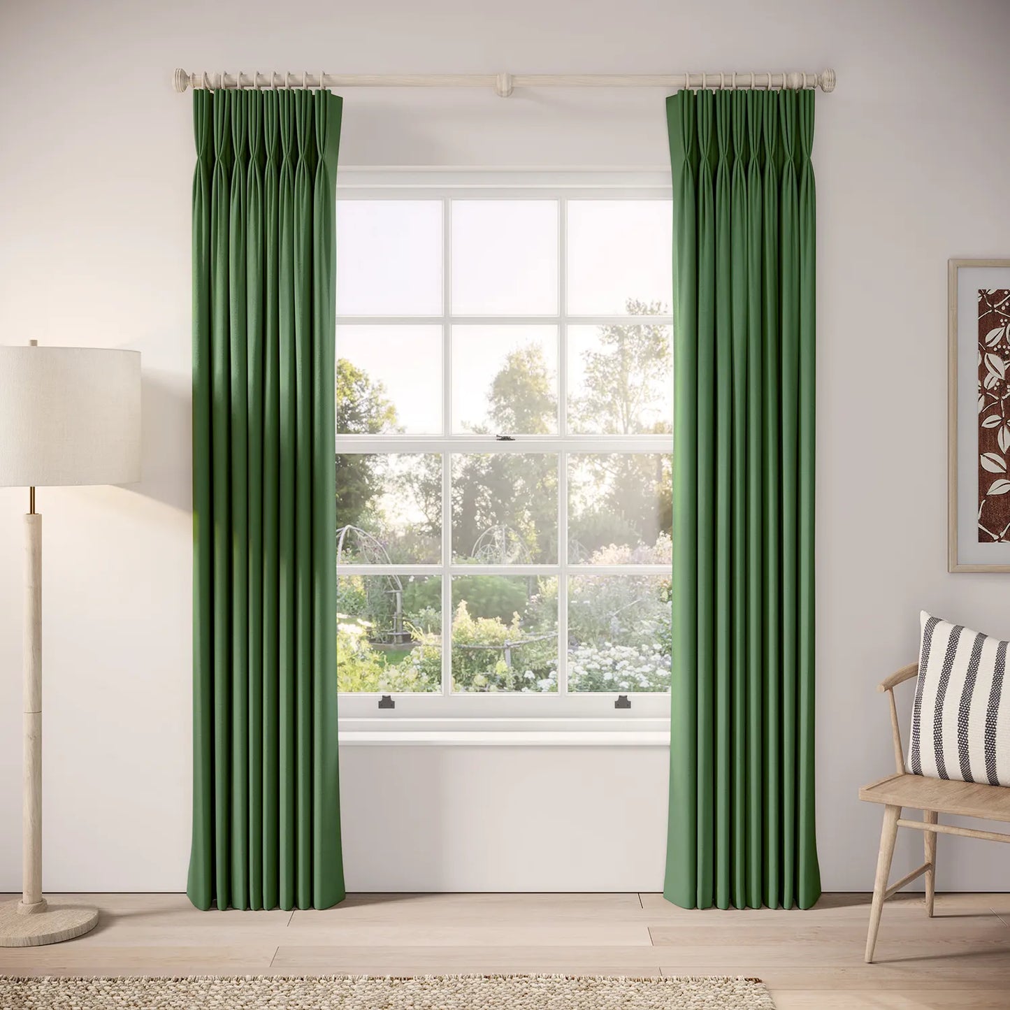 His Nibs Curtains - Linen Blend - Lawnmower