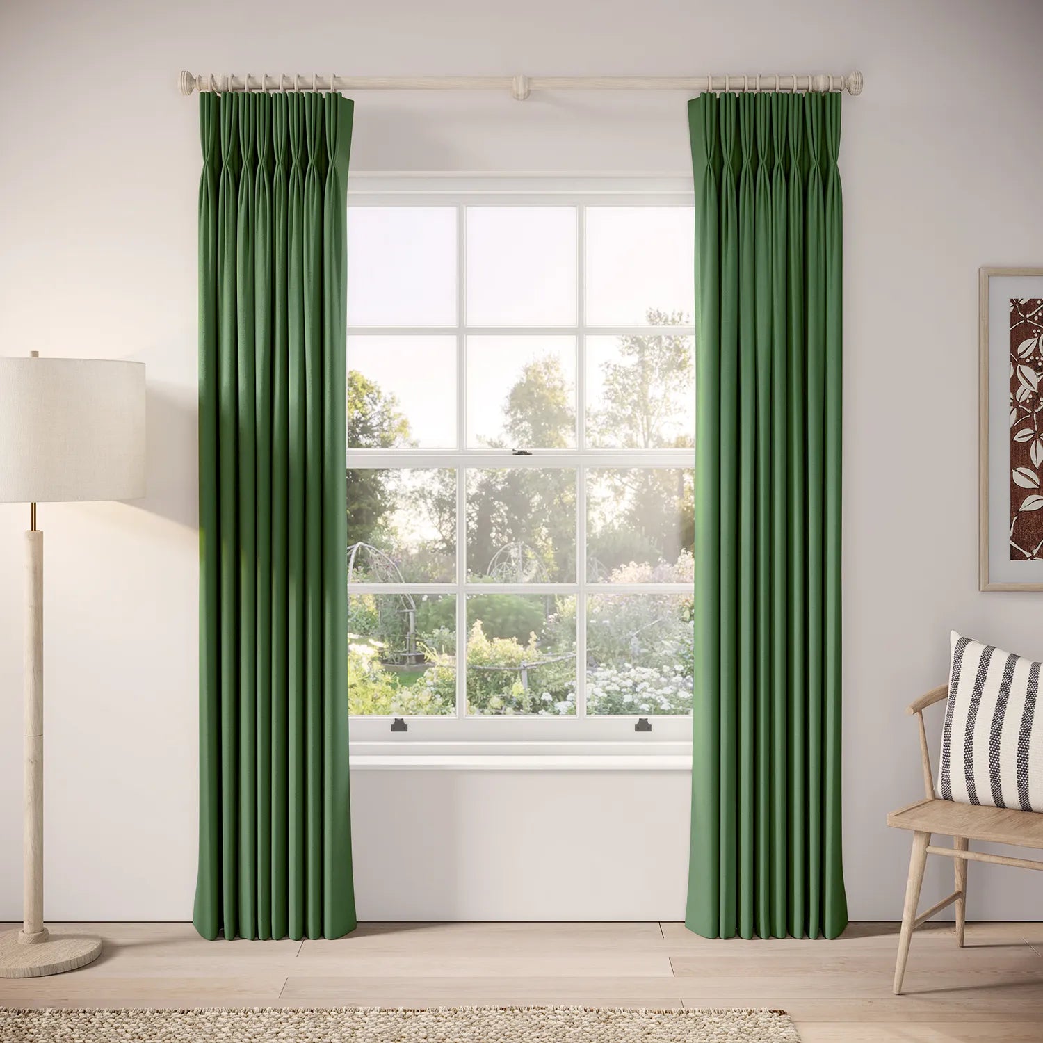 His Nibs Curtains - Linen Blend - Lawnmower