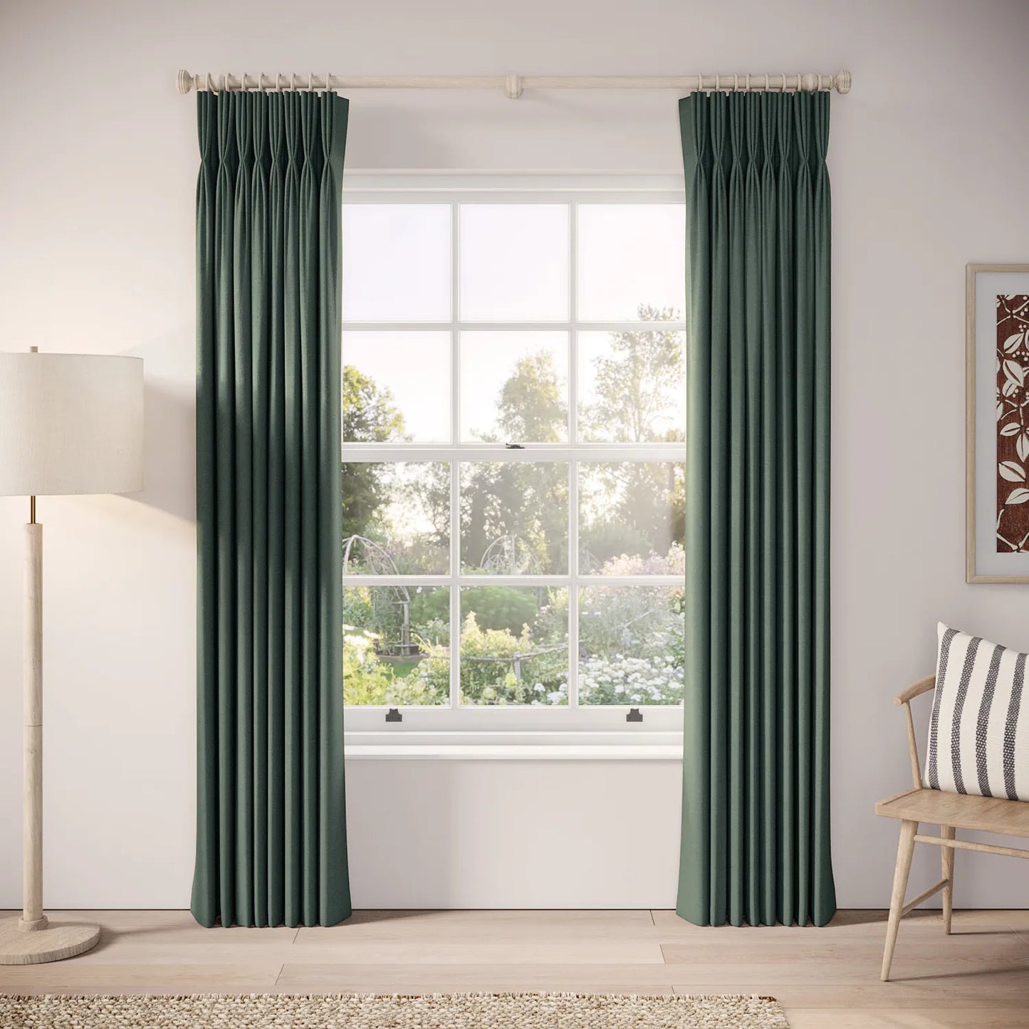 His Nibs Curtains - Pure Linen - Flotsam