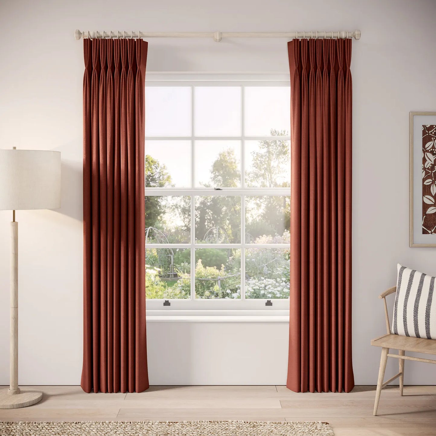 His Nibs Curtains - Pure Linen - Oscar Night