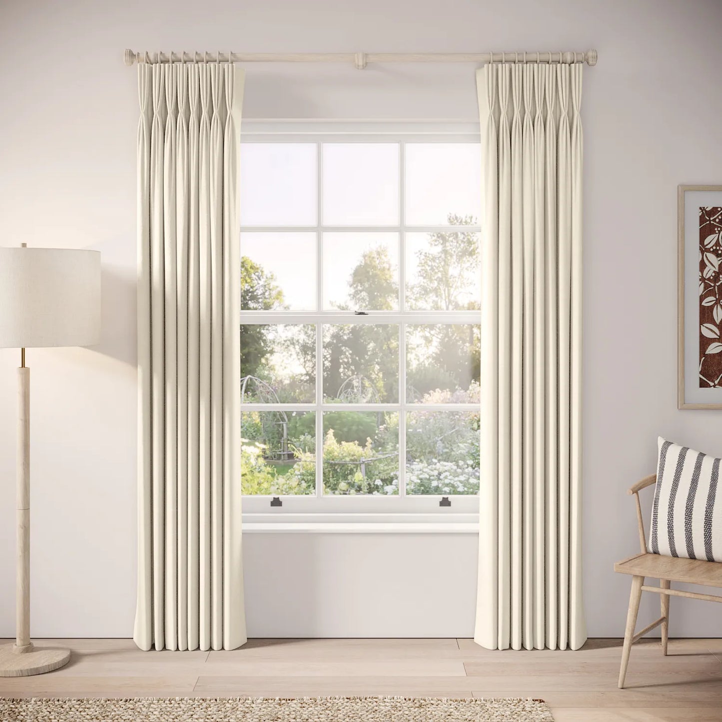 His Nibs Curtains - Pure Linen - Shakespeare