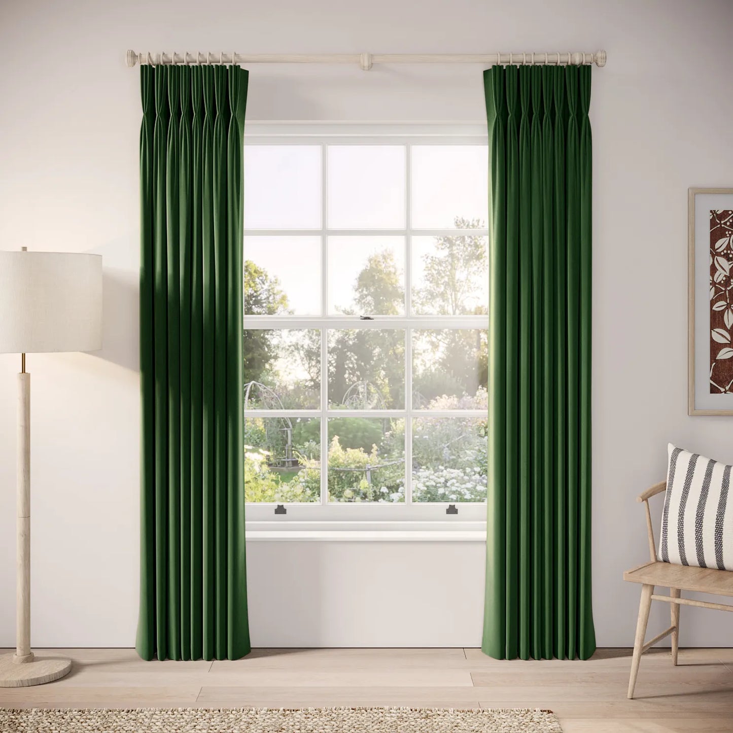 His Nibs Curtains - Soft Velvet - Billiards