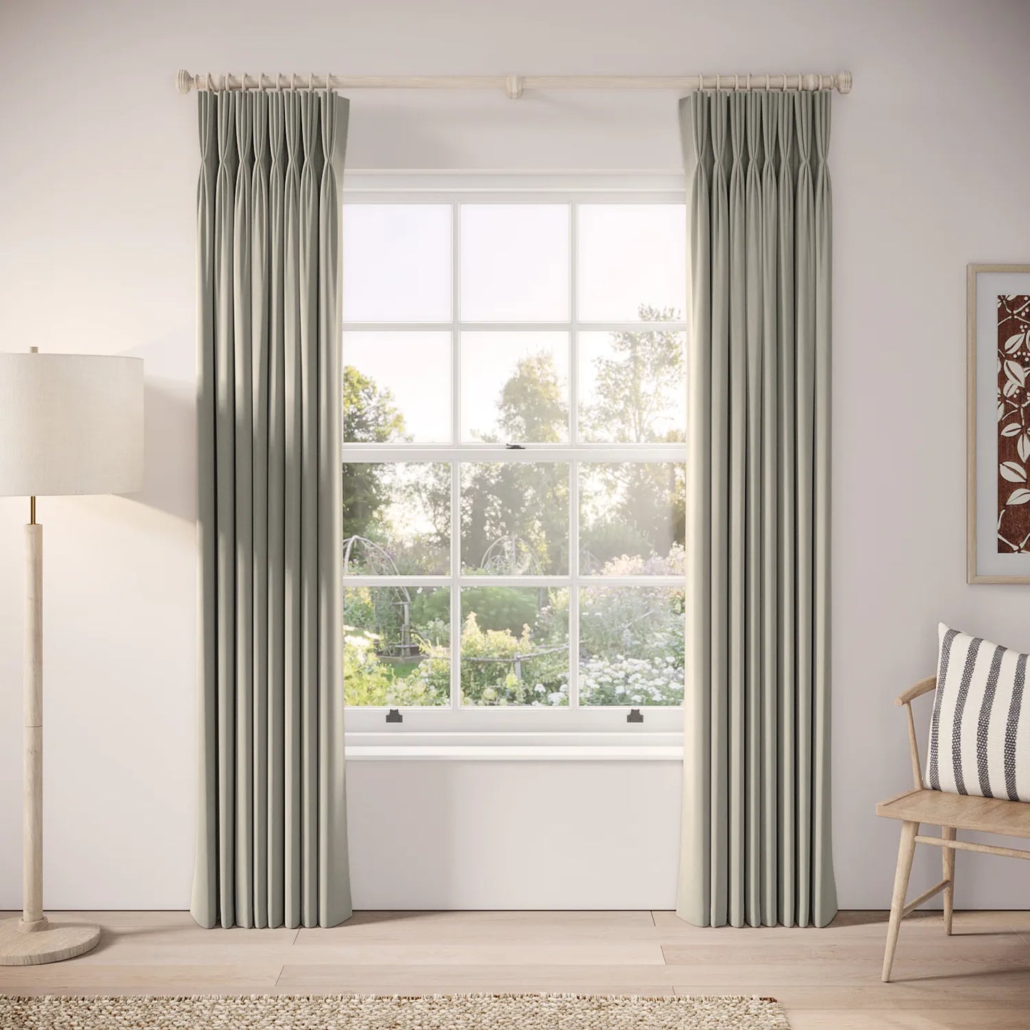 His Nibs Curtains - Soft Velvet - Cornish