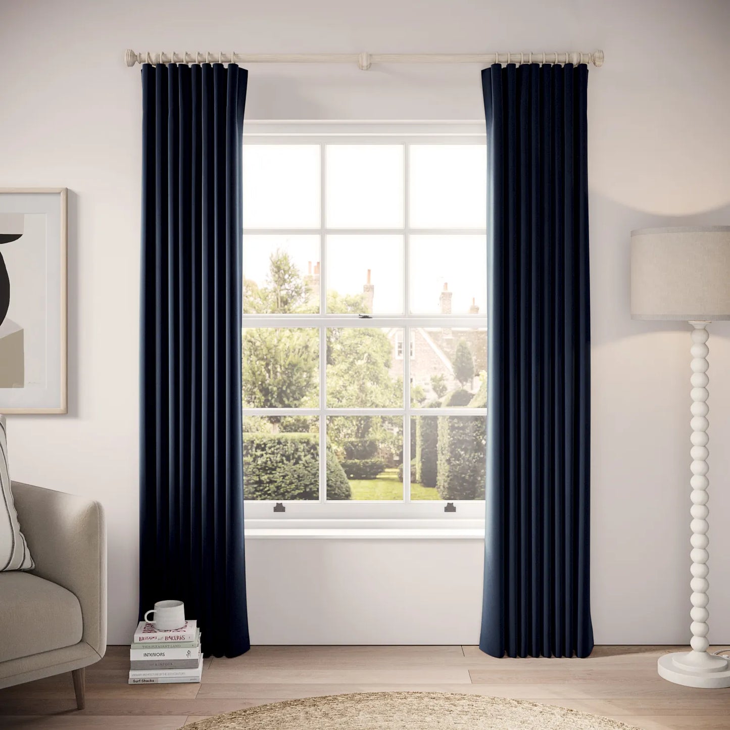 Lazy Sunday Curtains - Soft Velvet - Nocturne