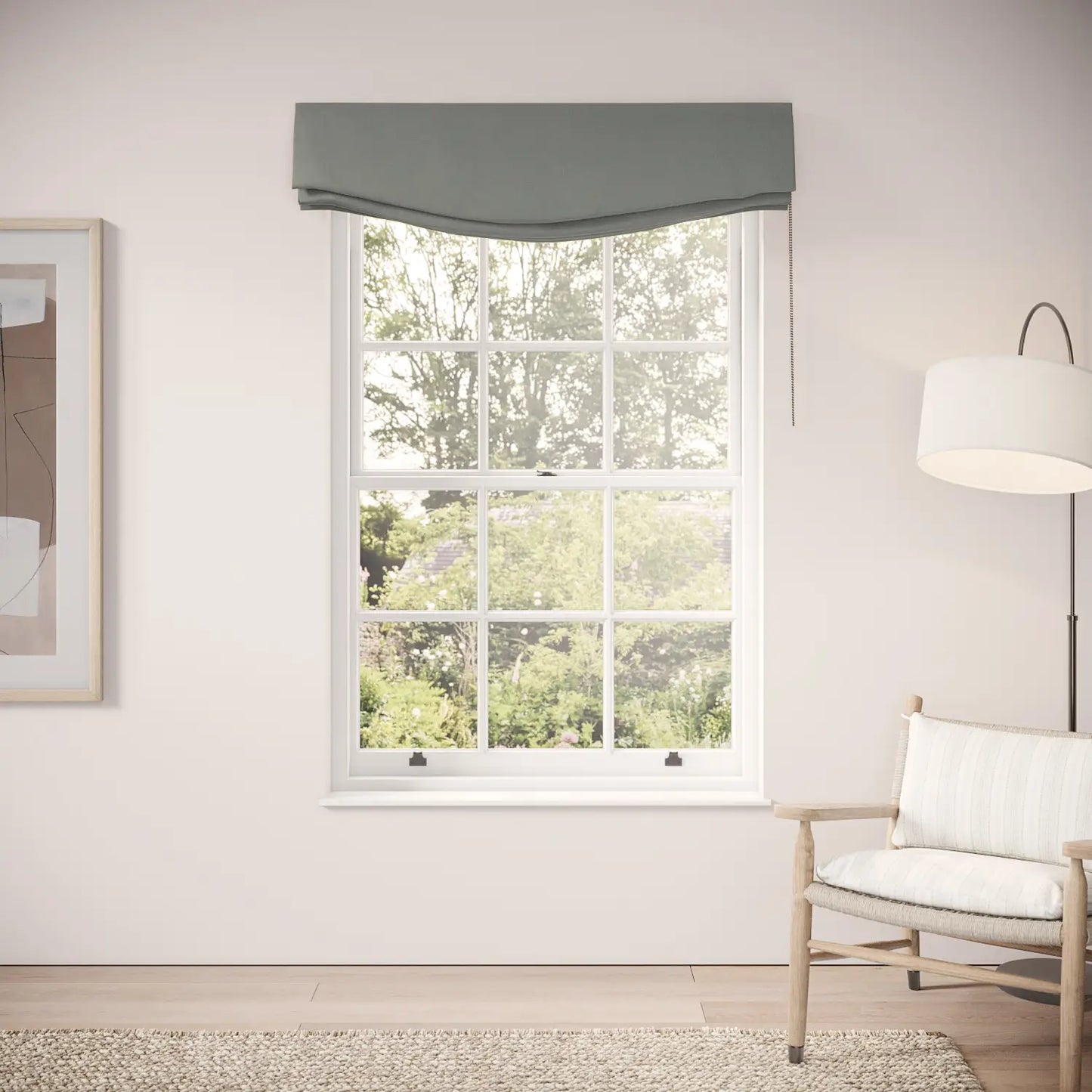 Lumley Blind - Brushed Cotton - Ariel