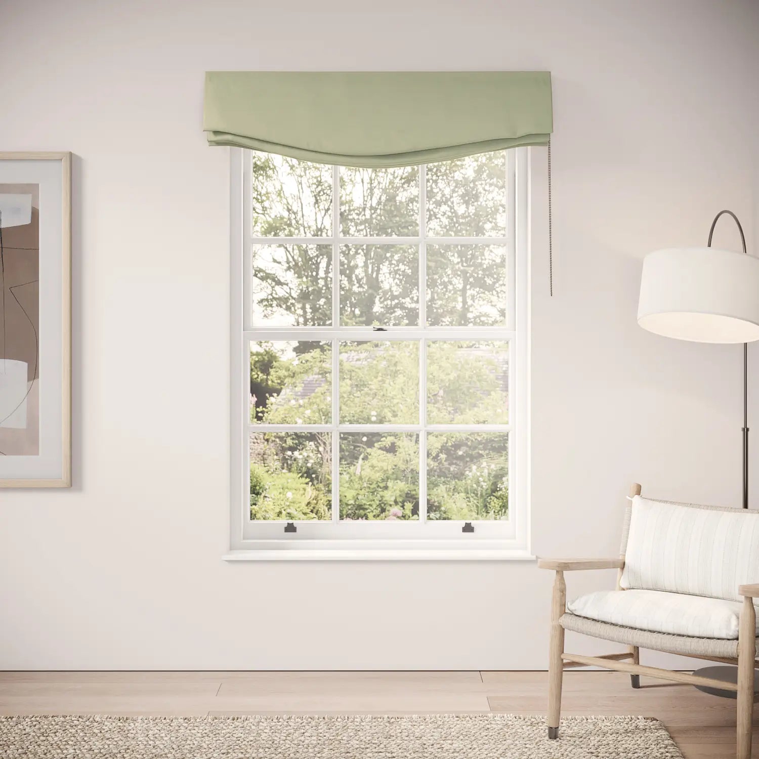 Lumley Blind - Linen Blend - Mint Julep