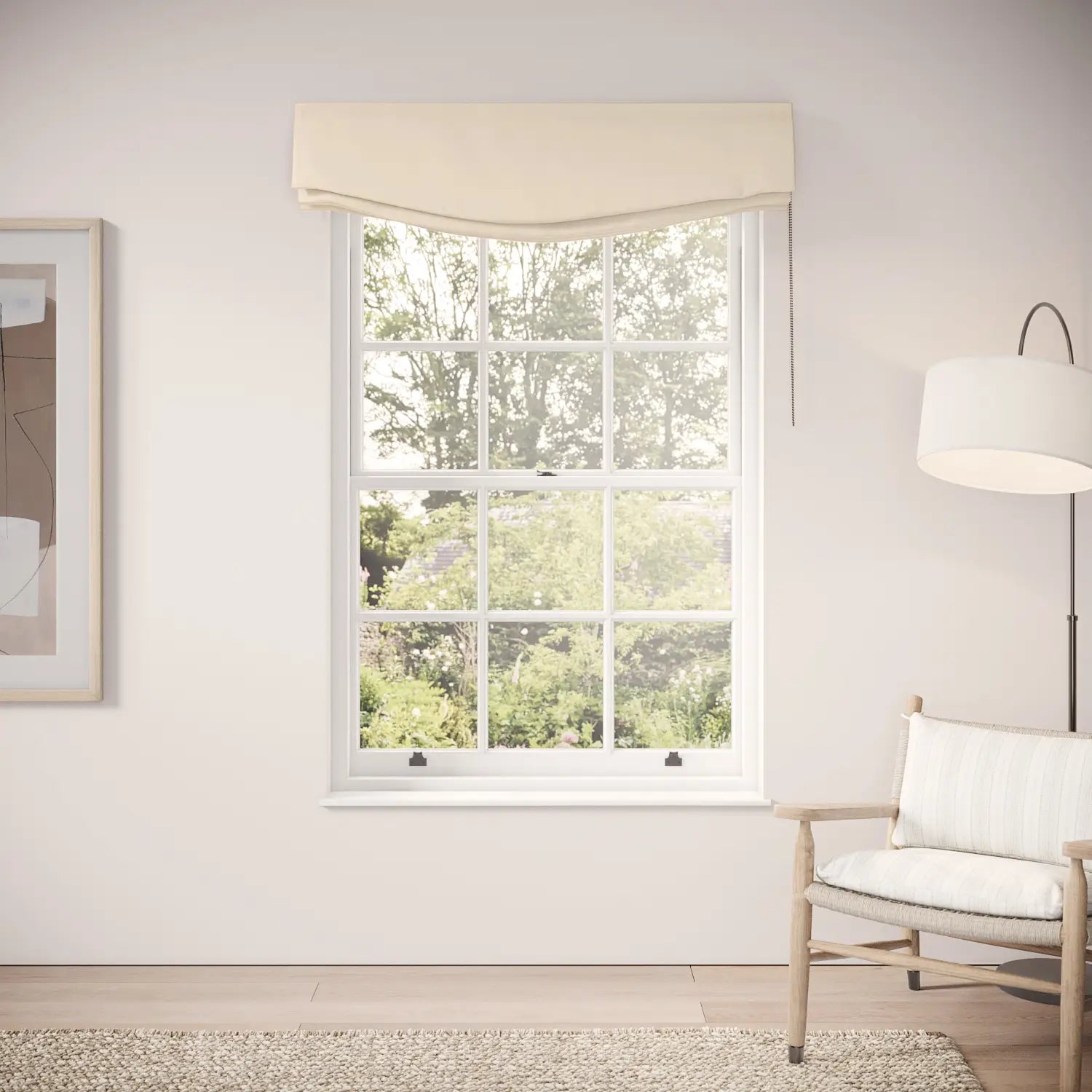Lumley Blind - Linen Blend - Ostrich Egg