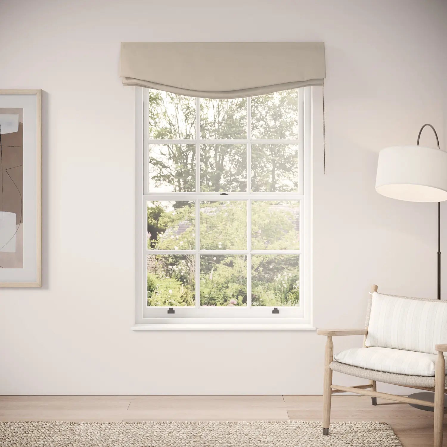 Lumley Blind - Linen Blend - Skimming