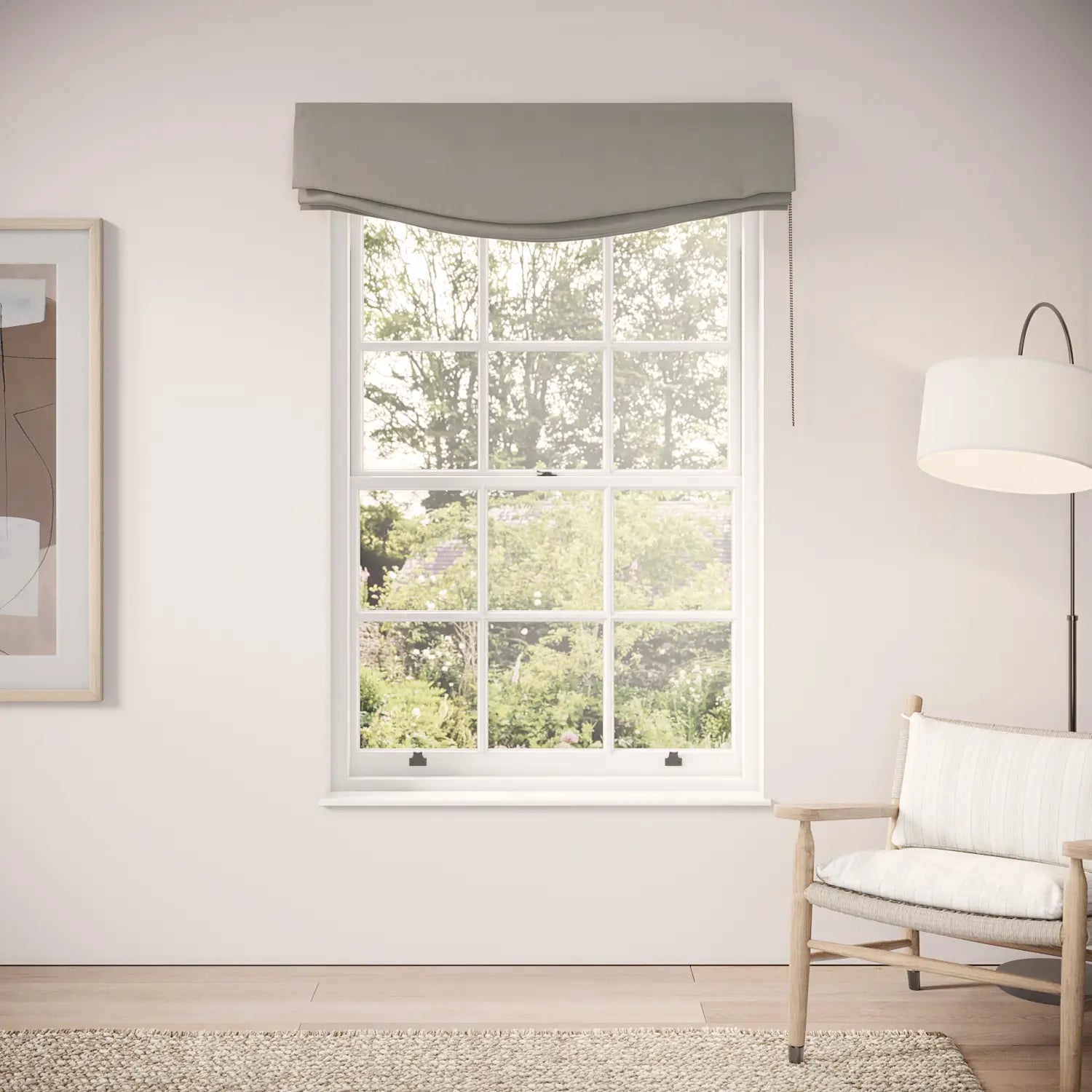 Lumley Blind - Linen Blend - St Clements