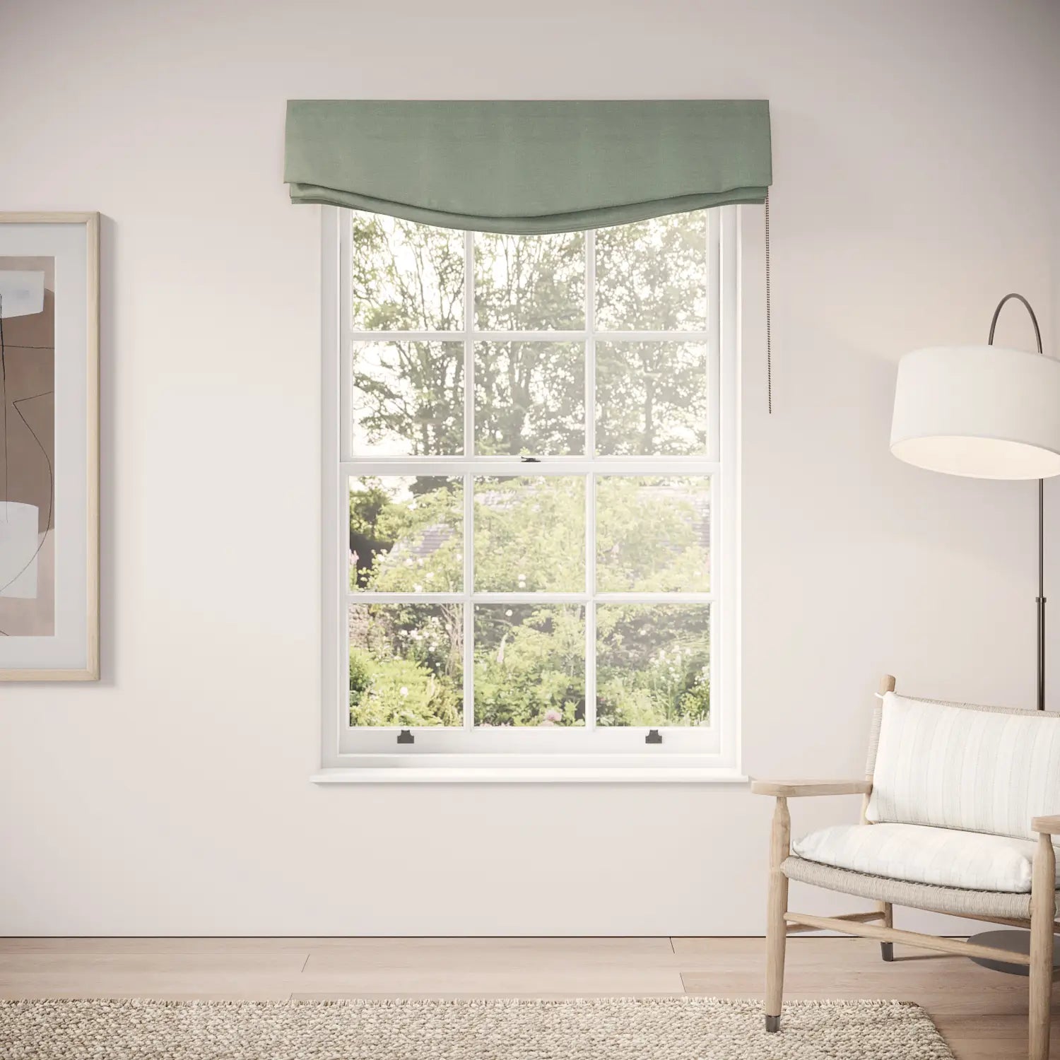 Lumley Blind - Pure Linen - Barmouth