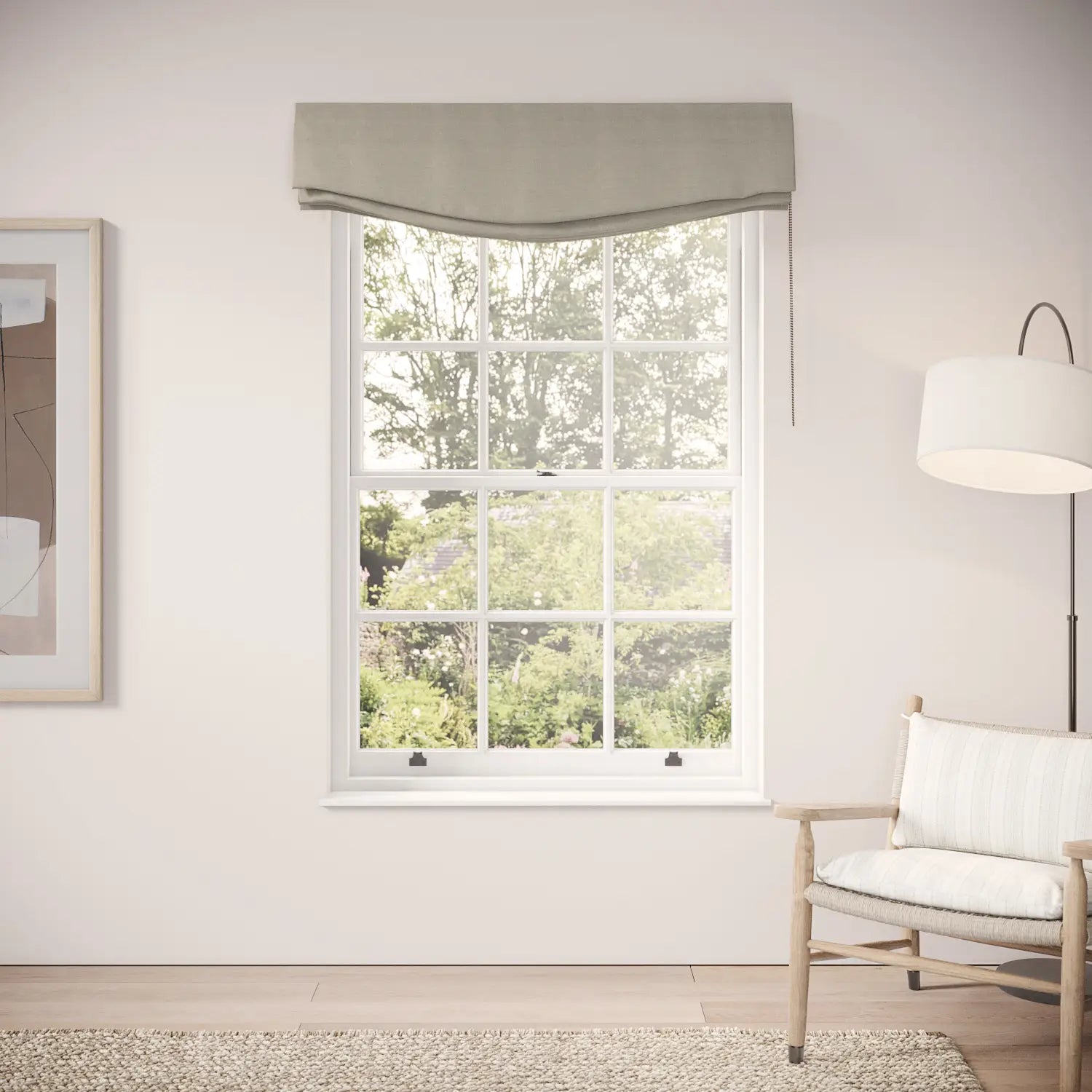 Lumley Blind - Pure Linen - Powis Castle