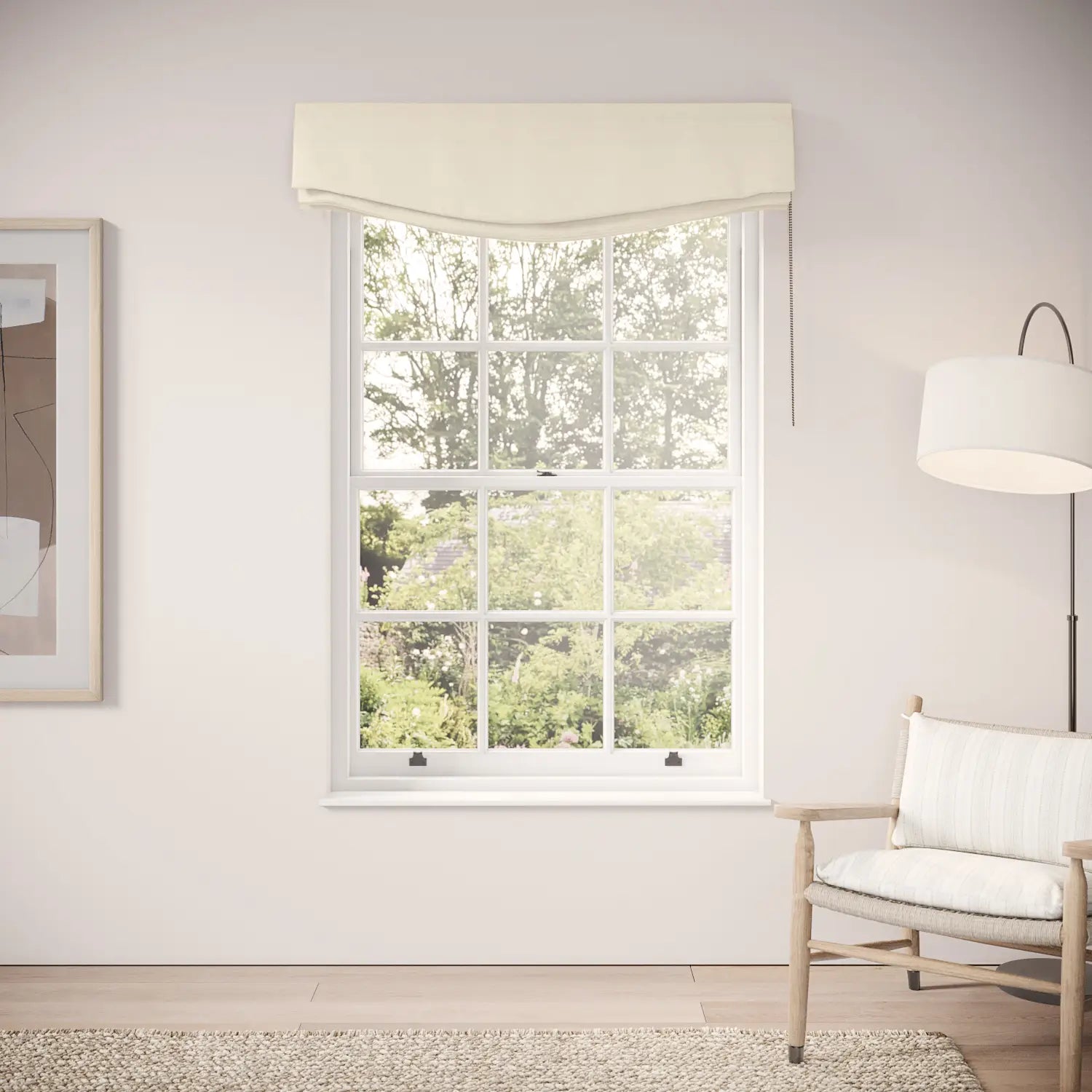 Lumley Blind - Pure Linen - Shakespeare