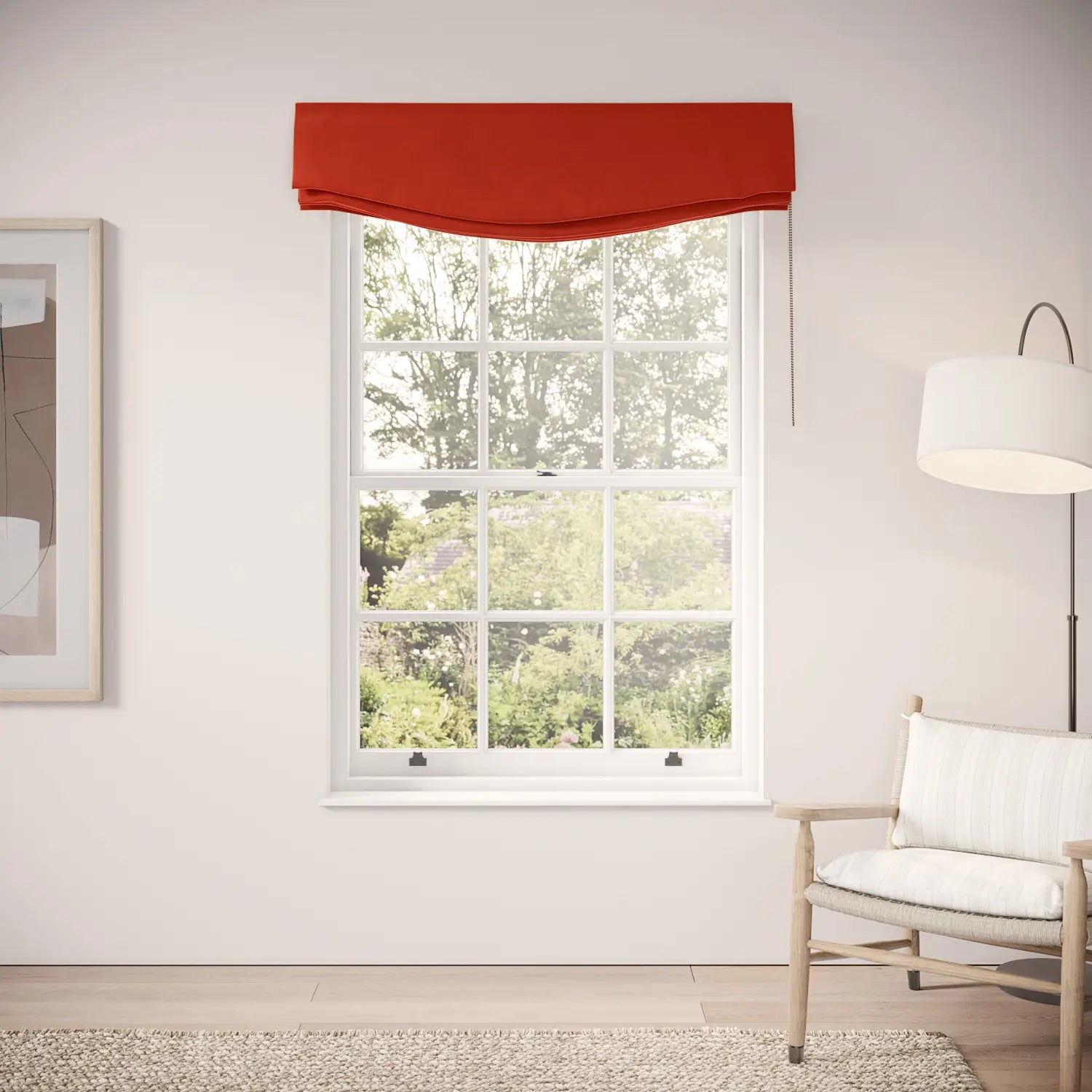 Lumley Blind - Soft Velvet - Logburner