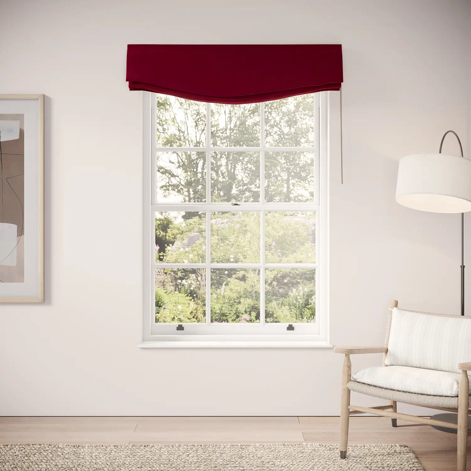 Lumley Blind - Soft Velvet - Ruby Tuesday