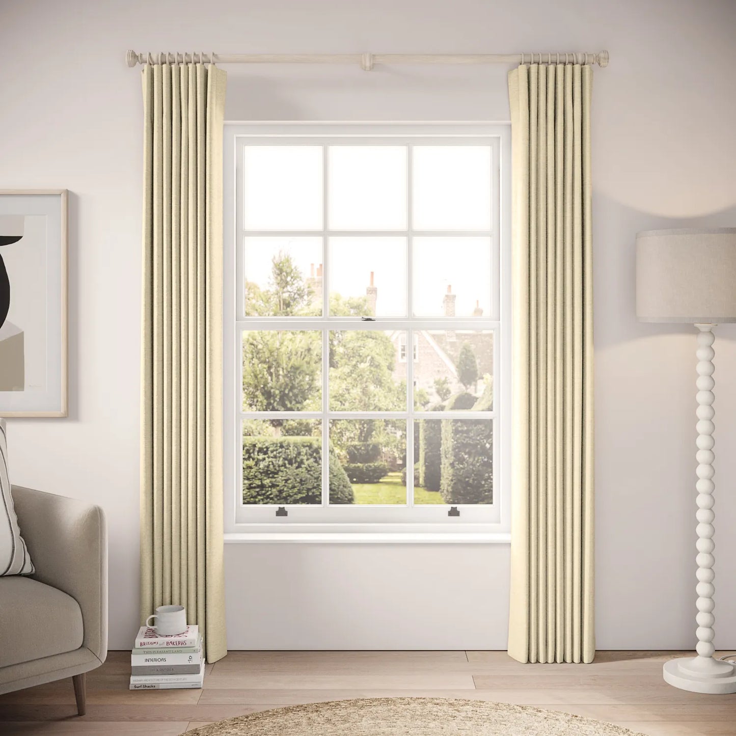 Matchbox Curtains - Eco Boucle - Viennese Whirl