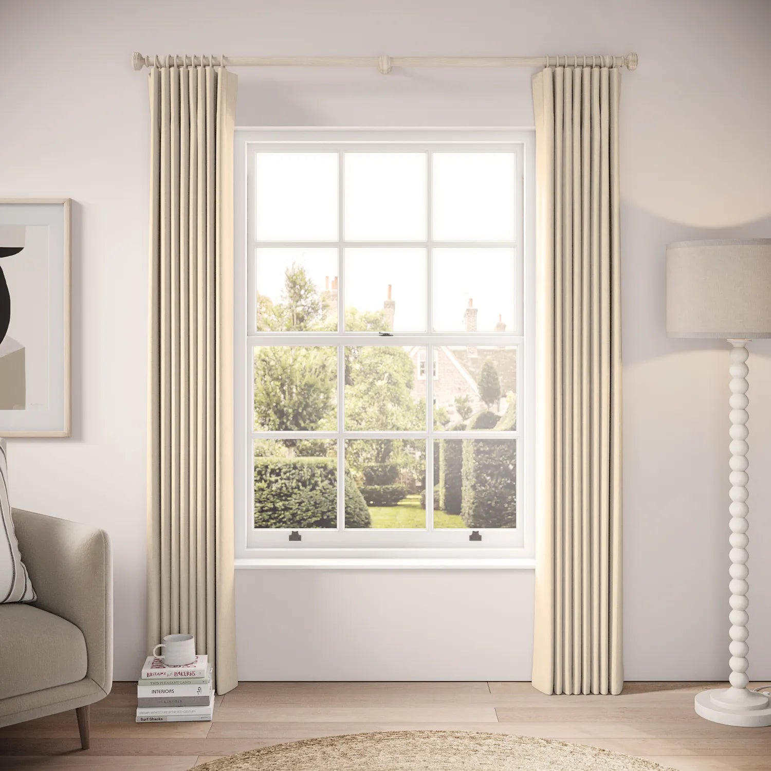 Matchbox Curtains - House Fabric - Dunnock