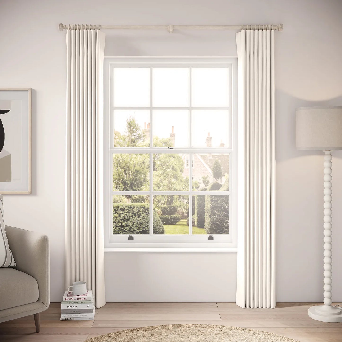 Matchbox Curtains - Linen Blend - Chamonix