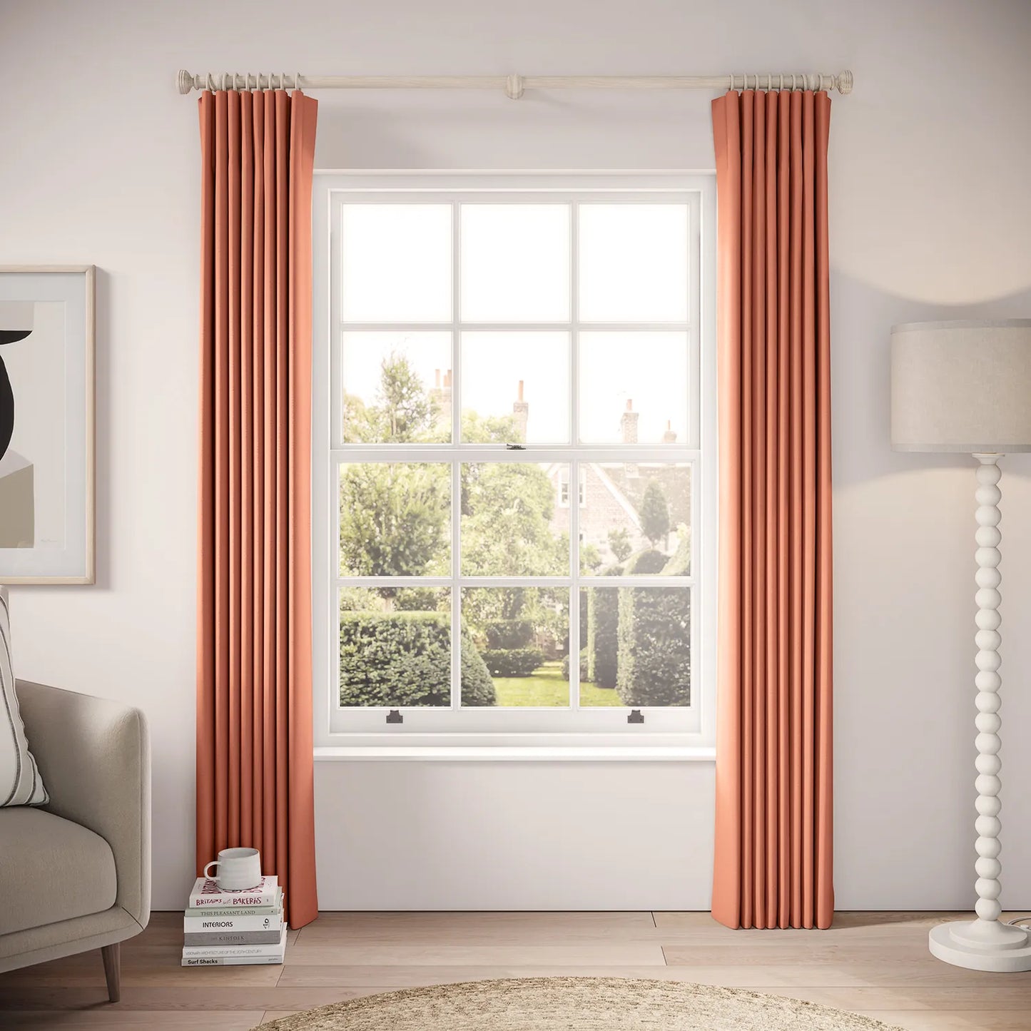 Matchbox Curtains - Linen Blend - Dimples