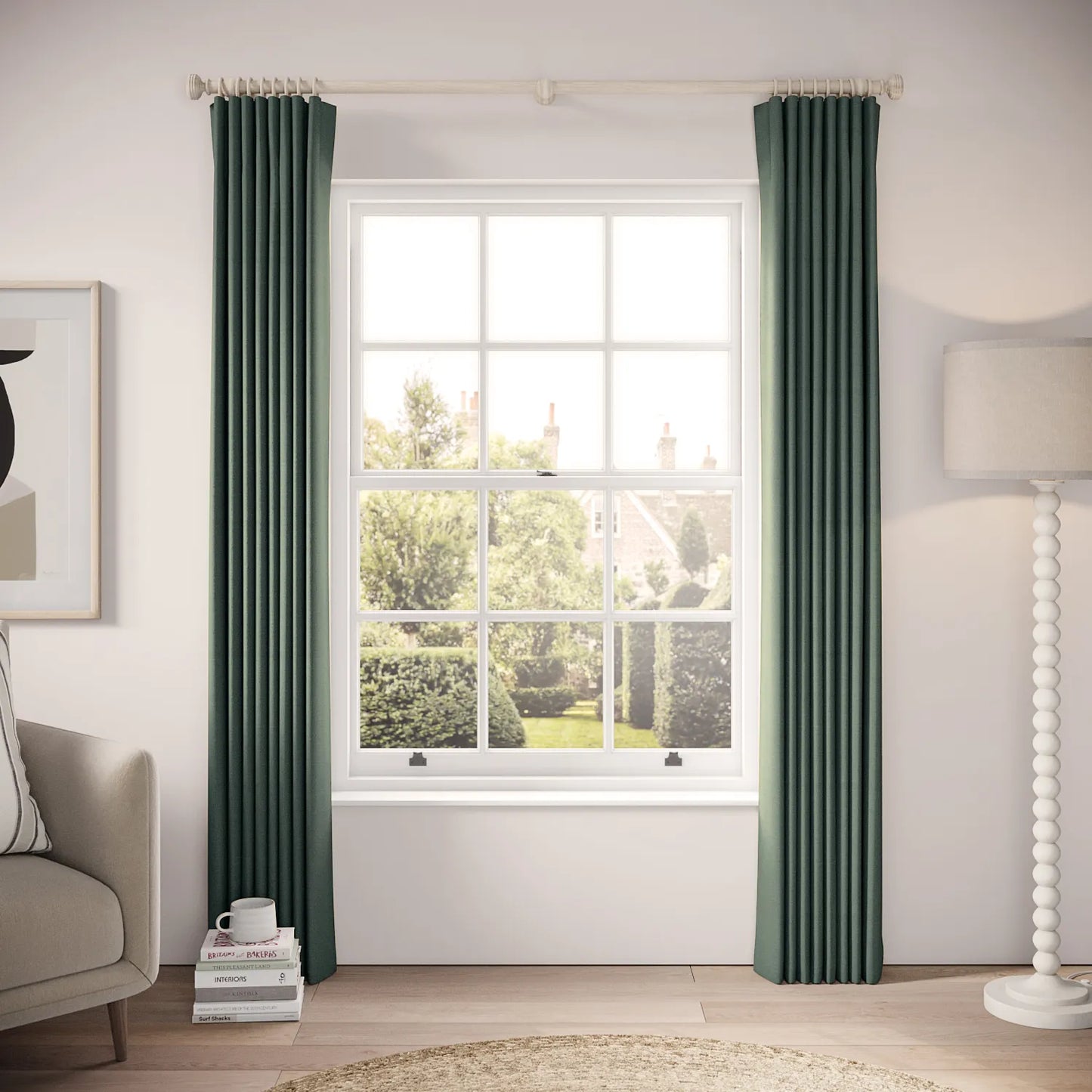 Matchbox Curtains - Pure Linen - Flotsam