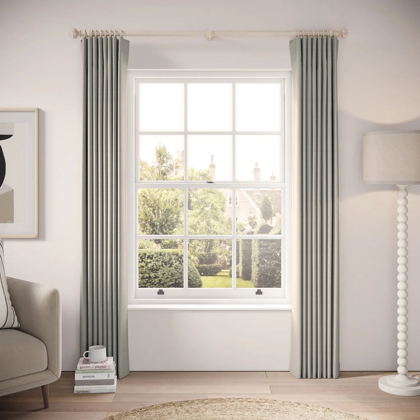 Matchbox Curtains - Pure Linen - Mardy