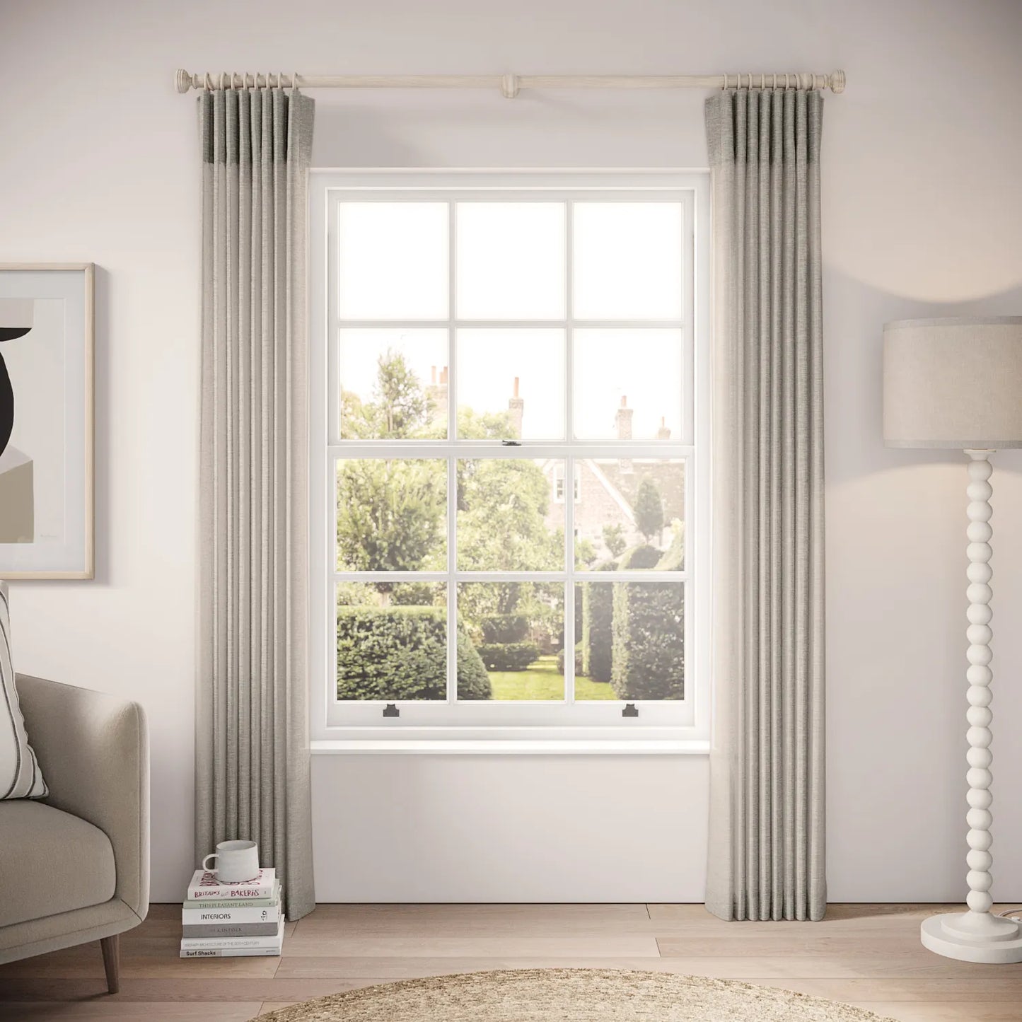Matchbox Curtains - Slubby Sheer - Hen of the Woods