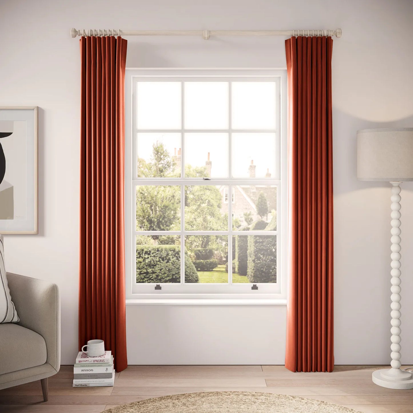 Matchbox Curtains - Soft Velvet - Cookout