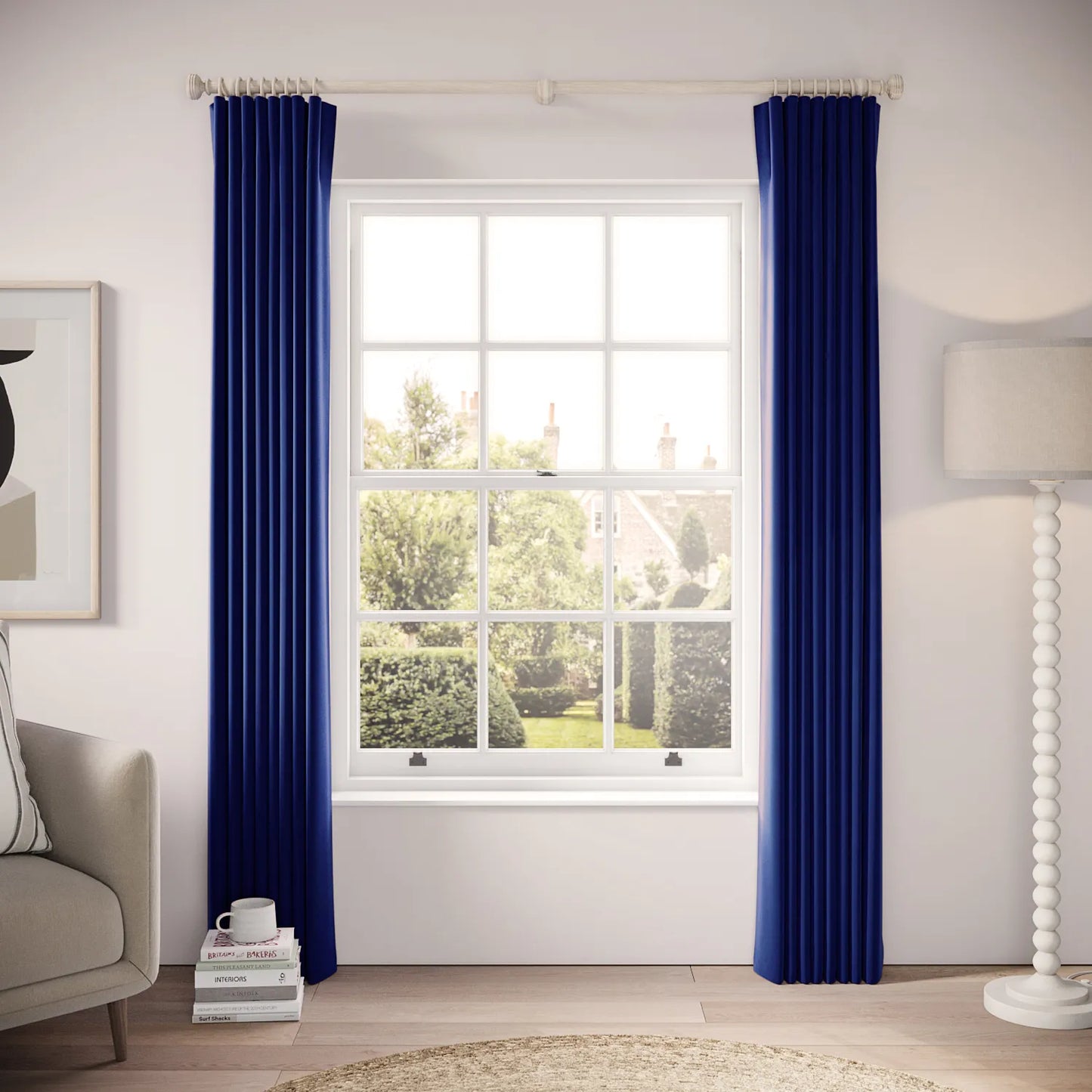 Matchbox Curtains - Soft Velvet - Darling