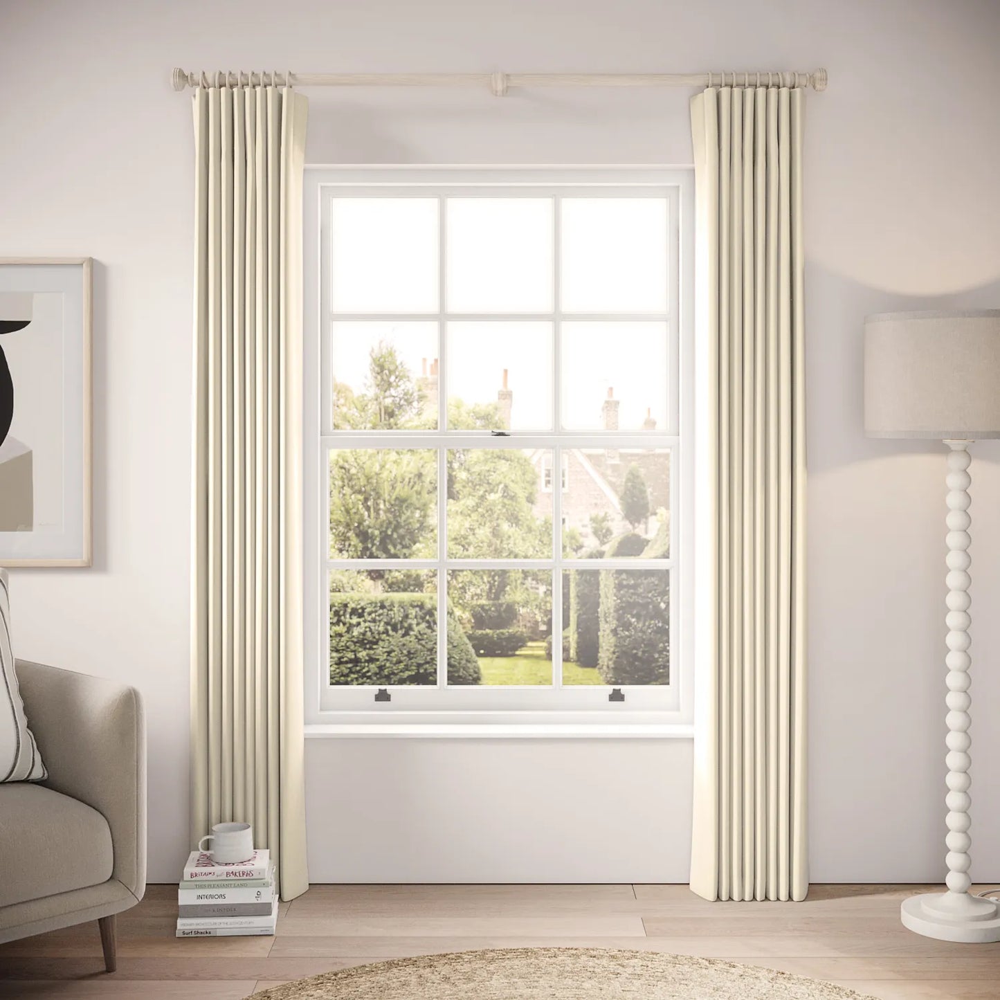 Matchbox Curtains - Soft Velvet - Dover