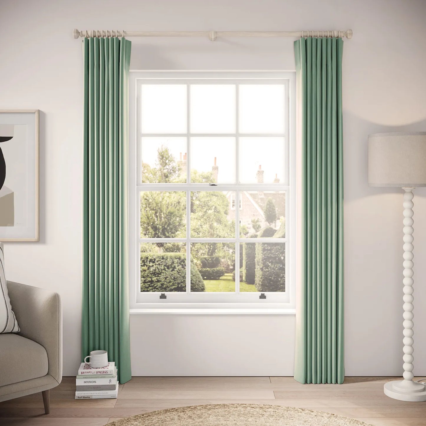 Matchbox Curtains - Soft Velvet - Mid-horizon