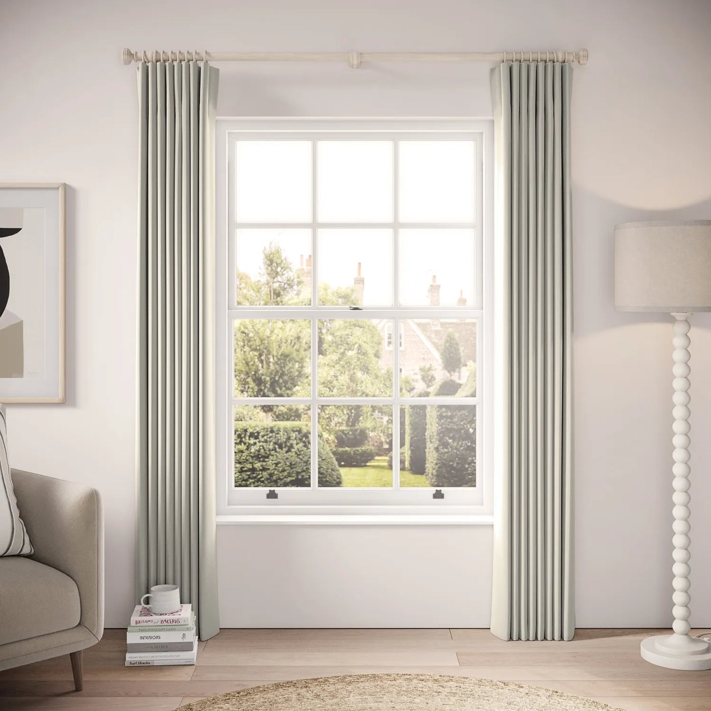 Matchbox Curtains - Soft Velvet - Mog