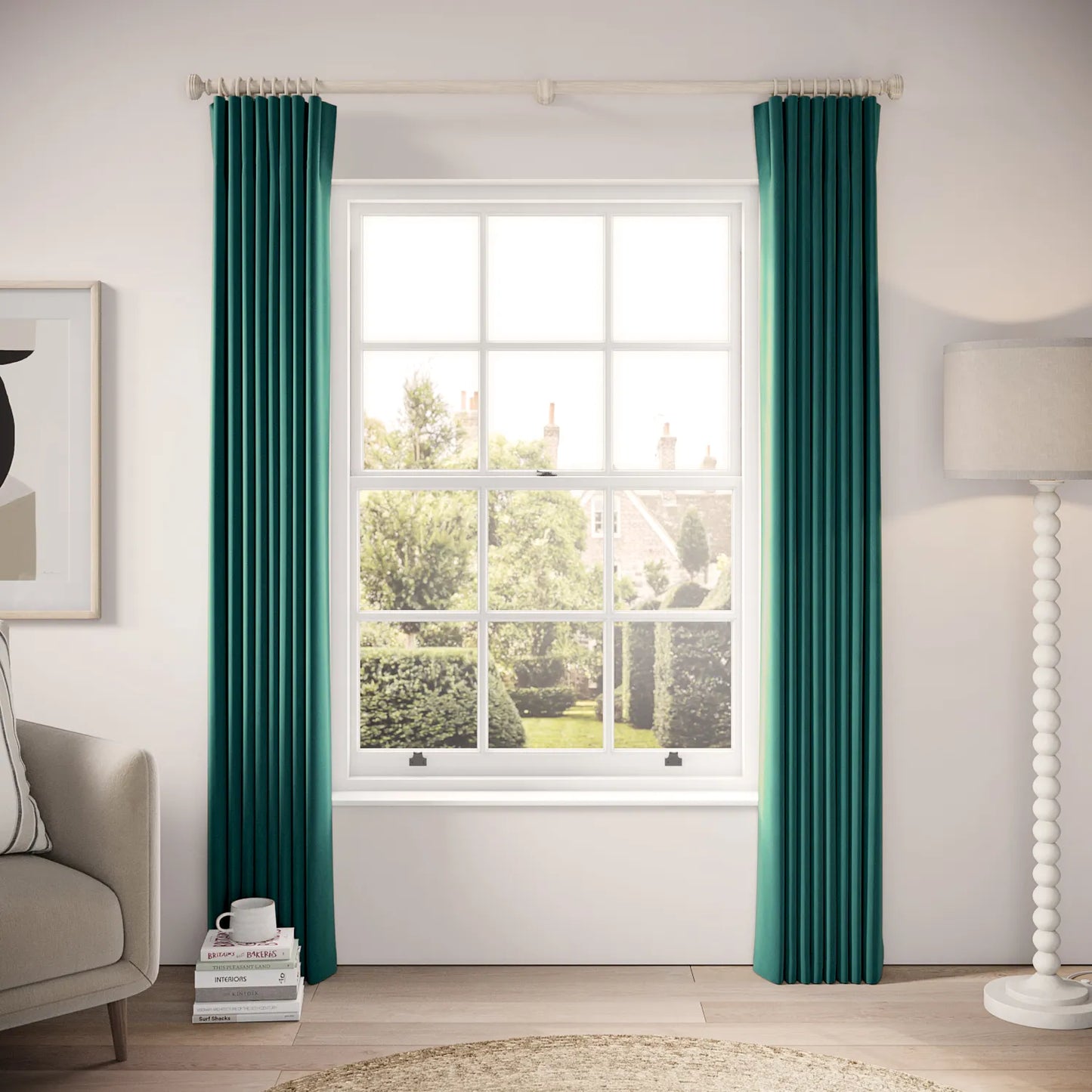 Matchbox Curtains - Soft Velvet - Mothercombe