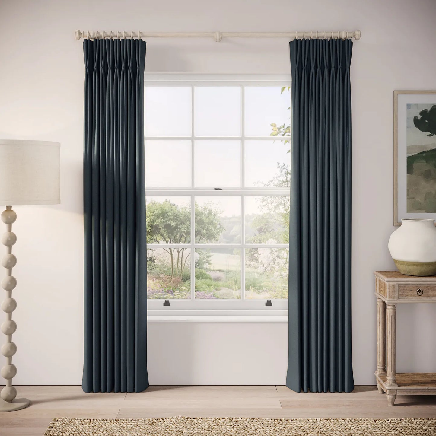 Merlin's Beard Curtains - Brushed Cotton - Master Mariner