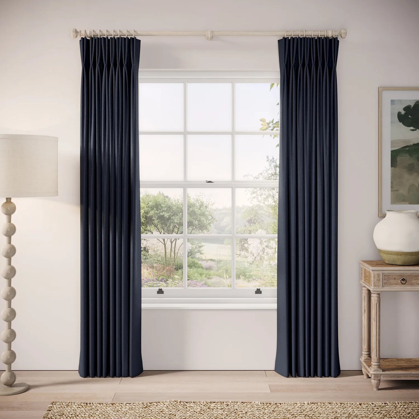 Merlin's Beard Curtains - Eco Weave - Submarine